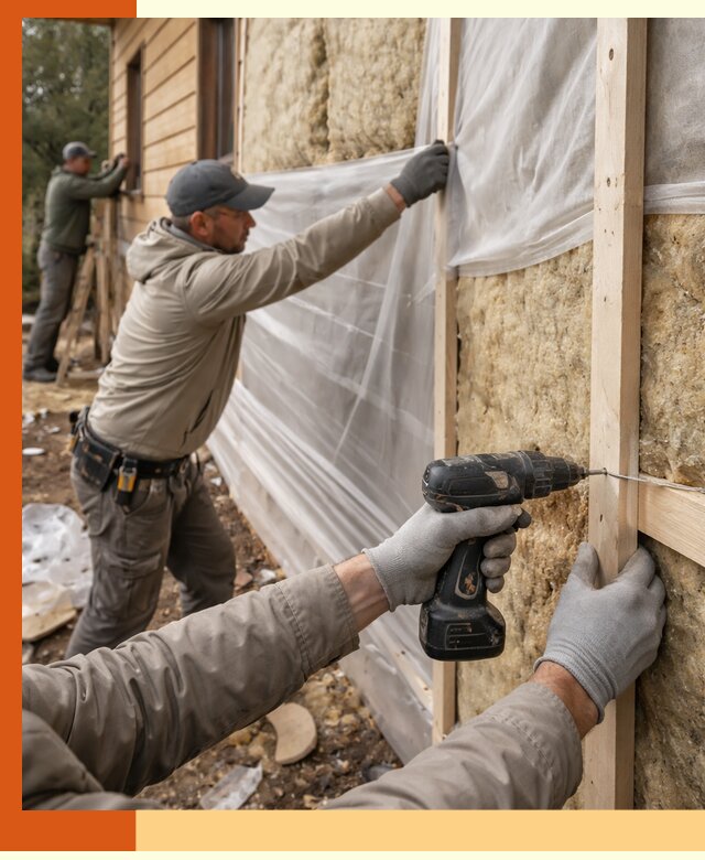 Утепление дома из бруса в Угличе качественно и долговечно