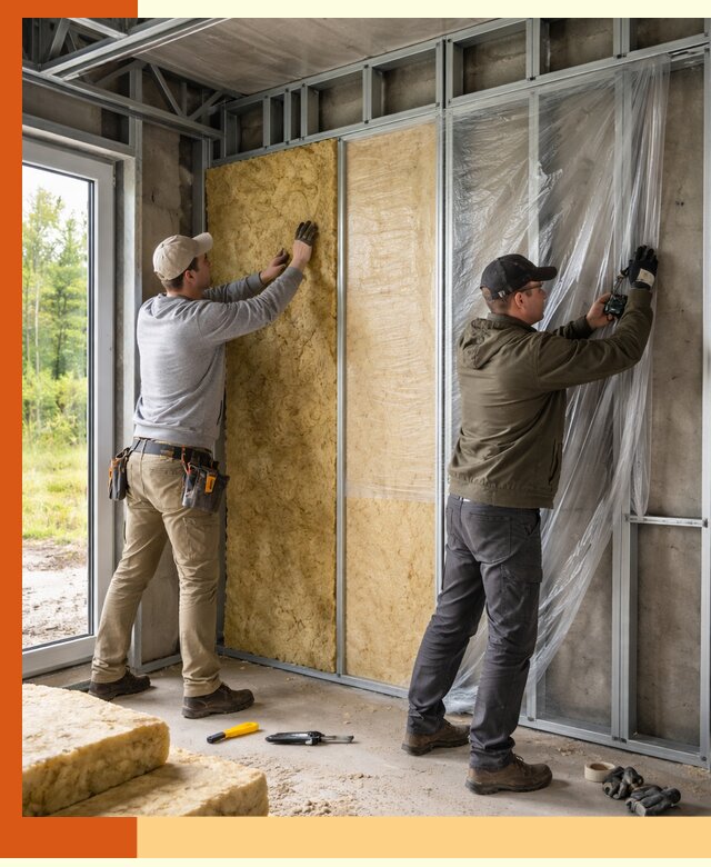 Утепление дома из ЛСТК в Угличе с гарантией качества и эффективности