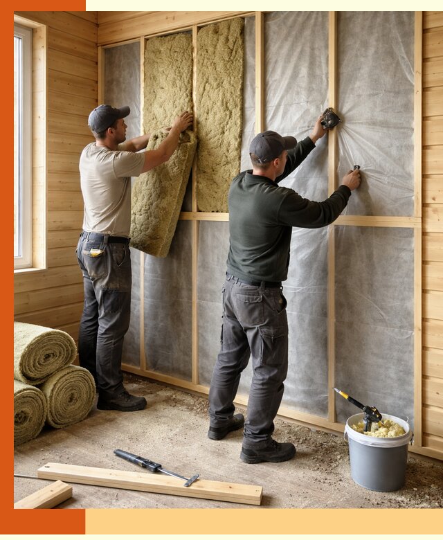 Утепление дома из минибруса в Угличе: комплексные теплоизоляционные работы