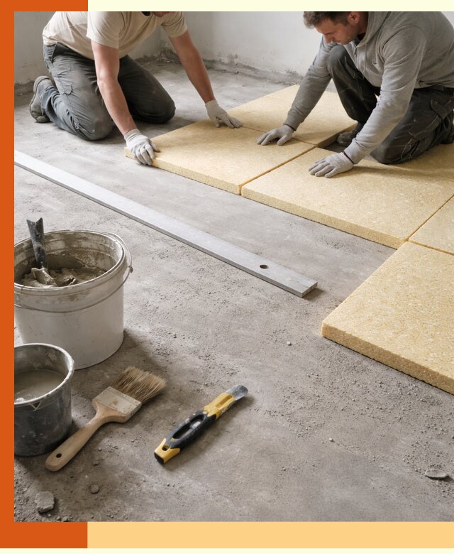 Утепление бетонного пола в Угличе профессионально и недорого