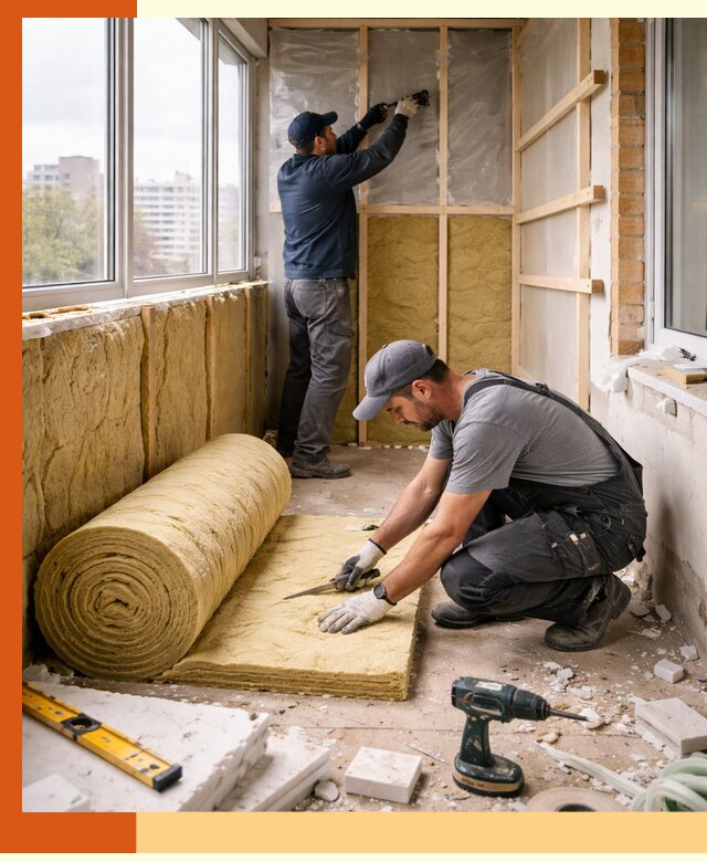 Утепление балкона под ключ в Угличе качественно и быстро