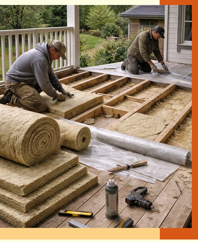 Утепление террасы в Угличе от 4376 руб./м2 — утеплить террасу под ключ | ТепломастерГлч