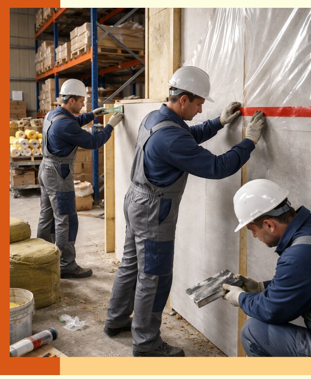 Утепление теплого склада под ключ в Угличе