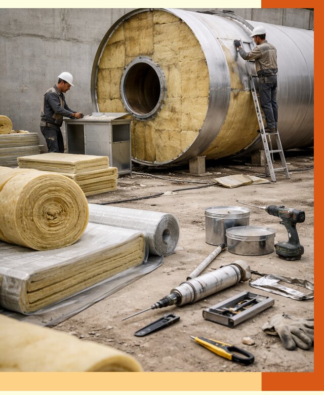 Утепление резервуара с топливом в Угличе от 28655 руб. под ключ | ТепломастерГлч