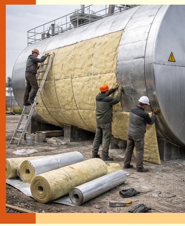 Утепление резервуаров с топливом в Угличе надежно и экономично