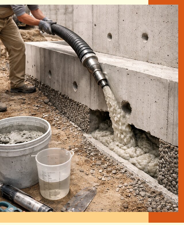 Заполнение полостей фундамента в Угличе от 7086 руб. под ключ | ТепломастерГлч