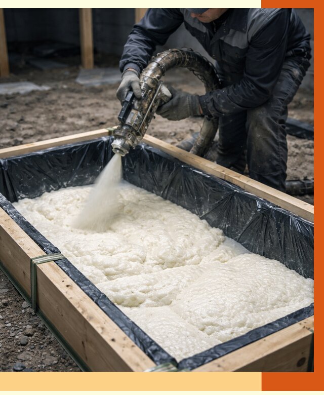 Заливка ППУ в формы в Угличе от 2605 руб. — утепление форм под ключ | ТепломастерГлч