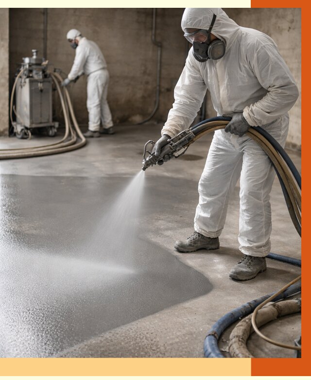 Гидроизоляция полимочевиной в Угличе от 8857 руб/м² — напыление полимерной гидроизоляции | ТепломастерГлч