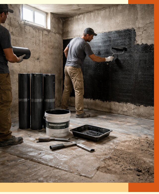 Гидроизоляция подвала в Угличе от 3647 руб. под ключ | Профессионально — ТепломастерГлч