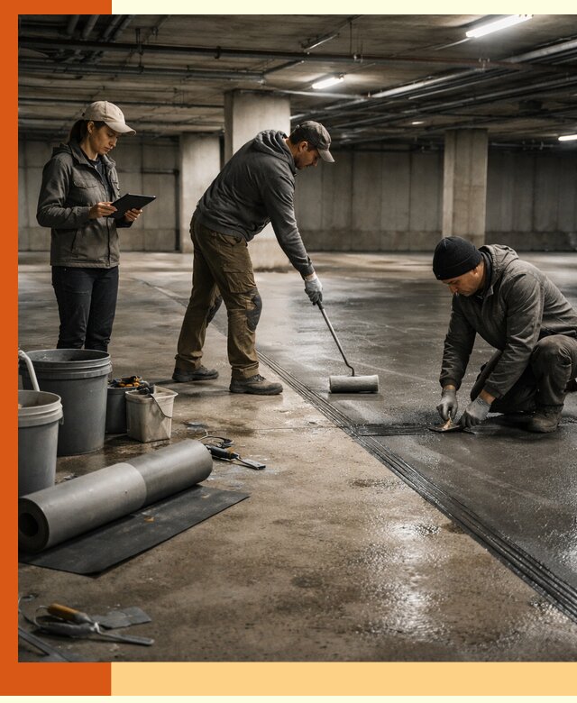 Гидроизоляция паркинга в Угличе: качественная защита зданий