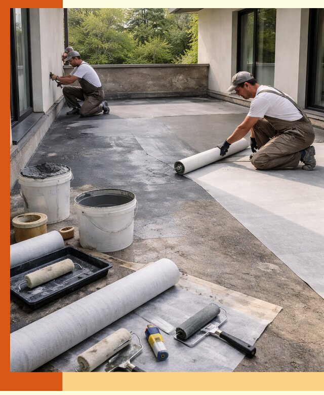 Гидроизоляция террасы в Угличе — надежная защита от влаги и протечек