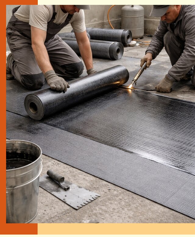 Монтаж гидроизоляционной мембраны в Угличе для зданий и конструкций